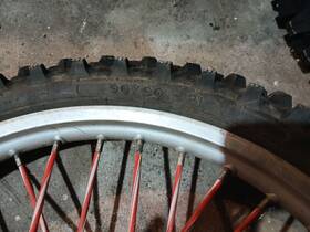 44-734-mac680 Honda 98 Cr125 Loaded Rims And Wheels