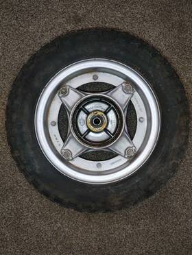 44600-098-010au Honda 1981 Ct70 Mini Trail Oem Front Wheel And Tire