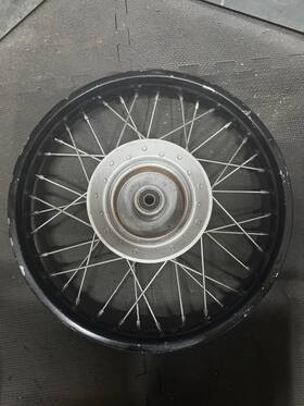 Honda 44601-kul-a00 13-26 Crf110f Front Wheel Rim Hub Oem 14 Inch Painted Black Crf 110