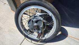 Honda 44601205020 C92 Cb92 Benly Super Sport Front Wheel Brake Lever Akront Rare