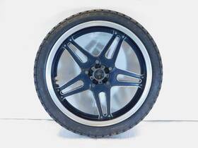44650-447-750 Honda Cm400c And Cm450a Cm450c Custom Black Front Wheel Rim Tire - 19 Inch X 2.5