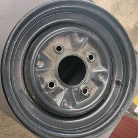 44650-hl4-a00 Honda Pioneer 1000 12x6.5 Stock Takeoff Steel Front Wheel Rim Oem