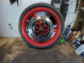42650-mt6-305zb Honda 44650-kt8-305za 90 Hurricane Cbr600 Cbr 600 Rear Wheel Tire