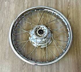 44650-kyk-305 Honda 2013-2013 Crf110 Oem 14x1.4 Front Wheel Rim Hub Spokes