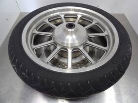 Honda 44650-mbc-020 98-01 Shadow Ace Vt1100t Front Wheel Rim W Tire And Brake Rotor 44650-mbc-02