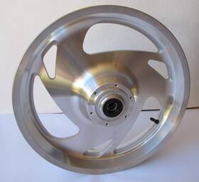 44650-mch-010 Honda Vtx1800c Front Rim Wheel P/n Oem - As Is Read