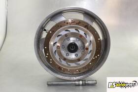 44650-mea-910 Honda 2006 Vtx1300r Vtx 1300 R Mag Front Wheel Rim With Rotor Axle Oem 17x3 04-09