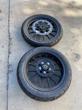 44650-mkp-j80 Honda 2023 Scl500 Scrambler Oem Stock Wheel Set Cl500 Mags Like New