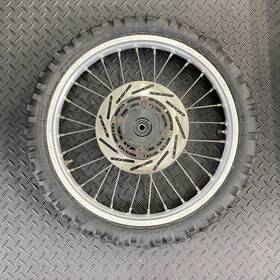 446a5-gc4-601 Honda 1987 Oem Cr80r Cr80 Cr 80 Front Wheel Rim Tire Assembly 17x1.40