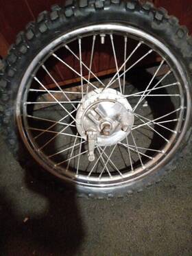 44701-030-000 Honda Wheel 1971-1973 Front Cl70 Xl70 Cl100 Scrambler Oem 17 Inch