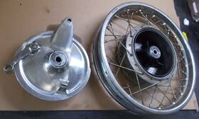 44701-253-020 Honda 1960s Ca77 Dream 305 Front Wheel Rim 16in Oem Stor/rm