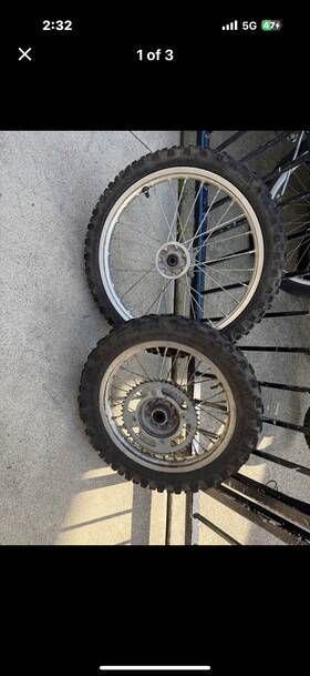 44701-kse-671 Honda 44701-kse-671. Dirtbike Wheels 70-100-17 90-100-14 Crf150r Yz85bw Cr85 Etc