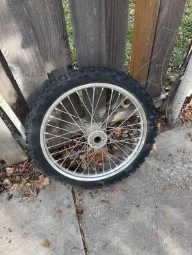 Honda 44701-kz3-j41 2003 Crf 450r Front Rim And Tire