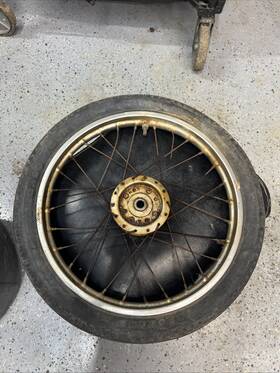 618196 Honda 1982-1983 Urban Express Nu50 Rear Rim Wheel 14 Inch A