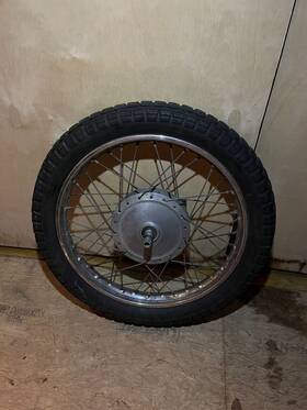 676767677 Honda 1975 Cl360 Front Wheel And Tire Compatible With Other Bikes