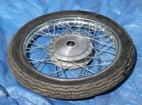 Honda Cm-185 1978 Cm 185 Oem Front Tire Rim Nice