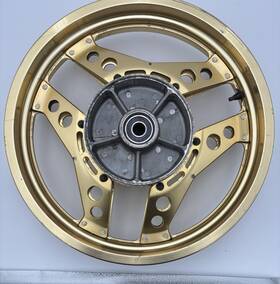 Honda D.i.d Rc15 1983 -1985 Vf 750 F Comstar Gold Rear Wheel Rim 3.00x18