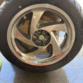 Mca124 Honda Goldwing Rear Wheel Silver