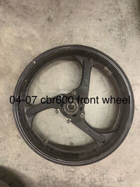 Mel-16t Honda Cbr 600 Oem Front Rim Wheel 2004 2005 2006 2007