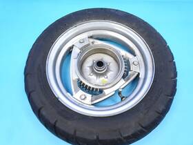 42650-kj9-0000 Honda Oem 85-87 Elite150 Rear Wheel Assembly Tire Rim Brake Drum Hub 42650-kj9-000