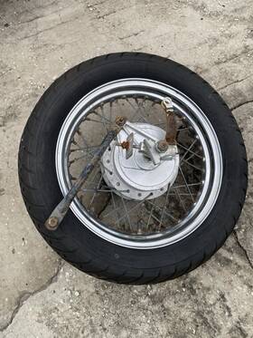 Tmx-155 Honda 2013 Tmx 155 Sport Oem Rear Rim And Hub Tire Axle Unsure As Is