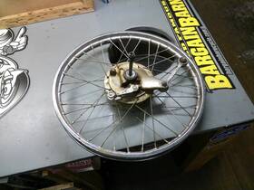 Honda Tq3t 1965 S65 Sport H12208 Chrome Front Wheel Rim 17in Original With Hub