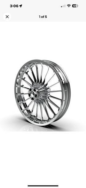 Chr-21 Hoprousa Chrome Front 21x3.5 Inch Tubeless Spoke Wheels For Hd 2013-2024 Breakout