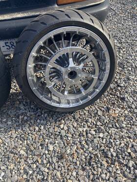 Whl-br-fr-21 Hoprousa Whl-br-fr-21&18 Front&rear Wheel For 2018 Harley Breakout Aluminum Chrome 21 And 18 Inch