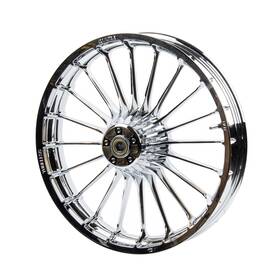 Whl-fb-chr-2135 Hoprousa 21x3.5 Chrome Front Wheel For 2013-later Harley Breakout Aluminum Used