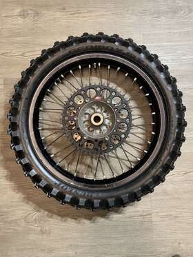 98765 Impact Tusk 2013 Kx250f Kx450f Rear Rim Wheel Set 2011-2018