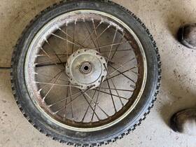 16-2.75 Indian 1973 Se-74 Super Enduro Dirt Bike Motorcycle Front Wheel And Tire