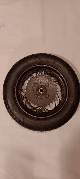 50-rmb51 Indian 1970s Mini Bike Mm5a Bambino Rear Wheel ...italjet