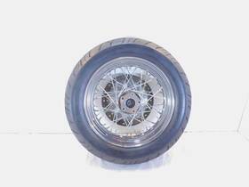 21-002 Indian Motorcycle-gilroy 2000 2001 2002 And 2003 Scout Chrome Laced Rear Wheel Rim - Bent