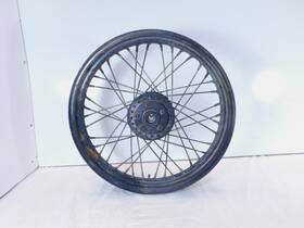 21-007 Indian Motorcycle-gilroy 2002 And 2003 Scout Front 19 Inch Laced Spoked Wheel Hub Rim Tire