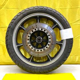 Kawasaki 00000001 1989 Kz1000 Police Front Wheel Rim Tire Rotors Straight