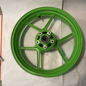 05-zx6r Kawasaki 2005 2006 05 06 Zx6r Ninja 636 Zx636 Front Wheel Rim Oem Wobble