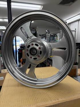 Kawasaki 130/80-17 Used Front Factory Wheel 2005-2008 Meanstreak 1600