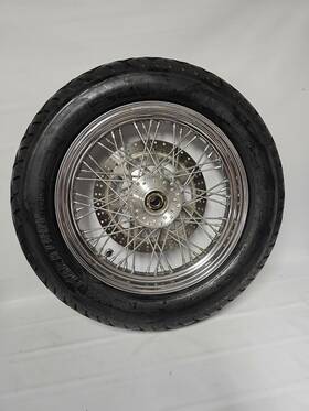 Kawasaki 234638057065 96-03 Vulcan Classic 1500 Oem Front Wheel And Tire