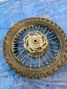 318-1214 Kawasaki 2016 16 Kx250f Kx 250 Oem Wheel Set Front Rear Tire Rim Hub