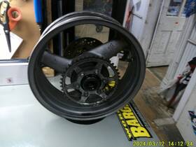 35412 Kawasaki 1994 94 95 96 97 Ninja Zx9r Zx900b Zx9 Chrome Rear Wheel Back Rim 17 Inch