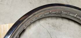 41025-085 Kawasaki Stock Steel Rim Front 1978 Kz650 B2