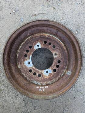 41025-1313-5a Kawasaki Oem Prairie 300 Front Steel Wheel 4/137 12x6 - 41025-1313 #1