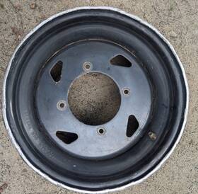 41025-1375-cq Kawasaki Oem Prairie 400 Front Aluminum Wheel 4/137 12x6 - 41025-1375 #2