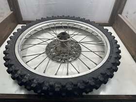 41025-1442 Kawasaki 2004 Kx100 Kx 100 Front Wheel Rim Hub Spokes Tire
