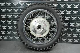 41025-s017 Kawasaki 2005 Klx125 14 Inch Cru Rear Back Wheel Rim Hub Brake Complete Assembly