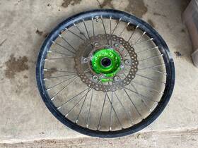 41029-0003 Kawasaki 06-18 Kx450f Oem Front Wheel Rim 21 Inch Dent 054