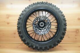 41030-1160 Kawasaki 1998-00 Kx80 And 2001-25 Kx85 Oem Rear Wheel Hub Rim Tire 14 Inch