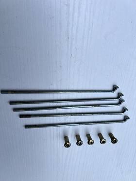41032-0004 Kawasaki Front Wheel Klx 110 Oem Spokes Brake Side 5 Each