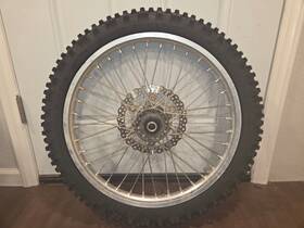 41034 Kawasaki 0031 Kx250f Front Wheel With Tire Oem Rim Rotor Fits 06 08 Rmz250