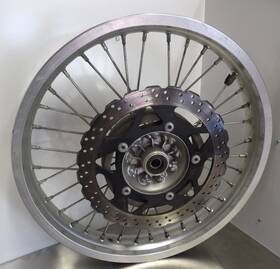 41034-0587-458 Kawasaki 17-23 Versys X Kle 300 Front Wheel Rim W Brake Rotor